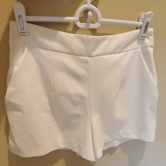 dressy white shorts